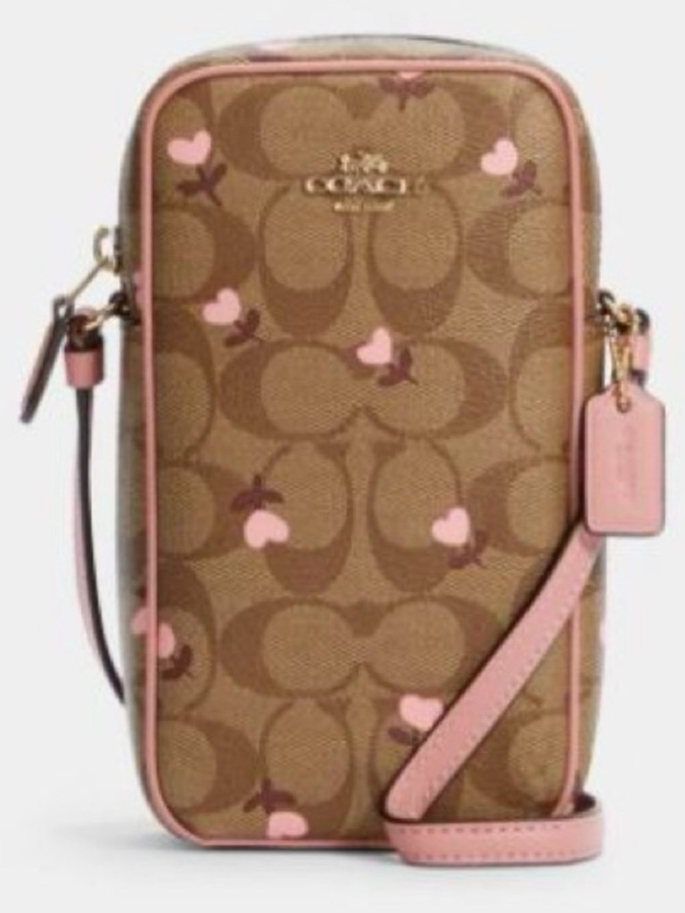 Coach North/South Zip Crossbody
In Signature Canvas With Heart Floral Print - Picture 4 of 11